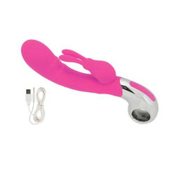 The Embrace Bunny Wand Pink Vibrator Sex Toy For Sale