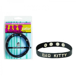 Bad Kitty Word Band Collar by Spartacus