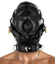 Strict Leather Sensory Deprivation Hood- M/L