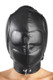Padded Leather Hood Medium/Large Black by XR Brands - Product SKU CNVXR -AC331 -ML
