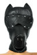 XR Brands Ultimate Leather Dog Hood Black - Product SKU CNVXR-AD181