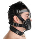 Strict Leather Padded Muzzle by XR Brands - view 3