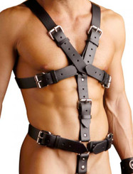 Strict Leather Body Harness L/XL by XR Brands