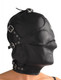 Asylum Leather Hood With Removable Blindfold And Muzzle M/L by XR Brands - view 4
