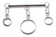 Stainless Steel Yoke With Collar And Cuffs by XR Brands - view 2