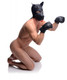 Strict Leather Padded Puppy Mitts Black by XR Brands - view 3