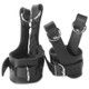 Fur Lined Leather Suspension Cuff Kit With Bondage Ring by XR Brands - view 3