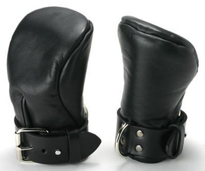 Strict Leather Deluxe Padded Mitts ML by XR Brands
