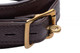 Brown 5 Piece Locking Leather Bondage Set by XR Brands - view 2