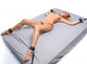 Leather Bed Restraint Kit Black by XR Brands