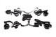 Leather Bed Restraint Kit Black by XR Brands - view 4