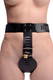 XR Brands Strict Leather Female Chastity Belt Black - Product SKU CNVXR-ST589