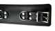 Leather Padded Premium Locking Ankle Restraints Black by XR Brands - Product SKU CNVXR -VF230 -ANKLE