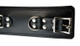 Leather Padded Premium Locking Ankle Restraints Black by XR Brands - view 2