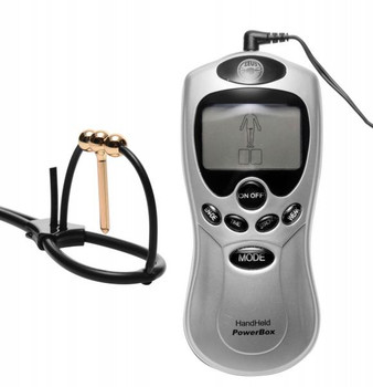 Vigor Corona Estim Urethral Insert With Powerbox by XR Brands