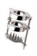 Stainless Steel Spiked CBT Ball Stretcher And Crusher by XR Brands - Product SKU CNVXR -AF526