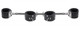 Unrestricted Access Spreader Bar Kit With Ring Gag by XR Brands - view 2