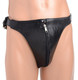 Spiked Leather Confinement Jock Strap Black by XR Brands