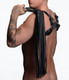 Leather Flogger With Stainless Steel Handle by XR Brands