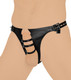 Strict Leather Harness With 3 Penile Straps by XR Brands