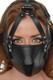 XR Brands Strict Leather Face Harness Black - Product SKU CNVXR-AC334