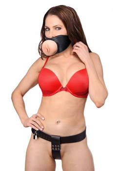 Vagina Face Female Orgasm Denial Chastity Kit by XR Brands