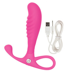 The Embrace Tapered Anal Probe Pink Vibrator Sex Toy For Sale