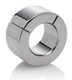 Magnetic Stainless Steel Testicle Stretcher 30mm by XR Brands - view 4