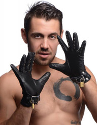 Locking Vampire Gloves Adult Sex Toy