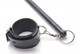 Leather Wrapped Spreader Bar With Cuffs Black by XR Brands - Product SKU CNVXR -AG353