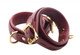 XR Brands Strict Leather Burgundy Locking Ankle Cuffs - Product SKU CNVXR-AE798-ANKLE