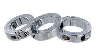 Locking Hinged Cock Ring Medium Sex Toy