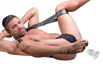 Spread Me Open Thigh Harness With Hollow Anal Plug by XR Brands