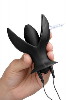 Electro Anchor Estim Vibrating Anal Plug Adult Toy