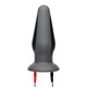 Anal Amplifiier Silicone Estim Plug Black by XR Brands - Product SKU CNVXR -AF553