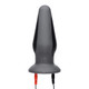 Anal Amplifiier Silicone Estim Plug Black by XR Brands - view 2