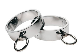Chrome Slave Bracelets M/L by XR Brands