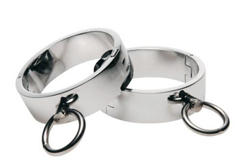 Chrome Slave Bracelets M/L by XR Brands