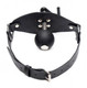 Crank Ball Gag Black Leather O/S by XR Brands - view 2