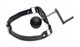 Crank Ball Gag Black Leather O/S by XR Brands - view 4