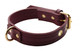 Strict Leather Burgundy Locking Collar by XR Brands - view 4