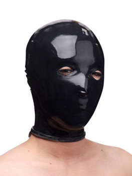The Rubber Slave Hood Black Bulk Sex Toy For Sale