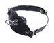 Eyelet Ball Gag Black Leather O/S by XR Brands - Product SKU CNVXR -AG350