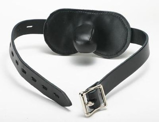 Strict Leather Locking Ball Gag Black by XR Brands