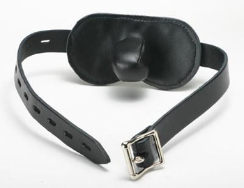 Strict Leather Locking Ball Gag Black by XR Brands
