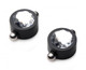 Magnetic Diamond Gem Nipple Clamps Black by XR Brands