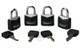 4 Pack Steel Masterlocks by Master Lock - view 2