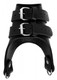 Strict Leather Double Weight Testicle Stretcher Black by XR Brands - view 3