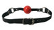 Red Silicone Ball Gag by XR Brands - view 3