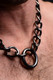 Stainless Steel Gunmetal Collar With Lock by XR Brands - view 2